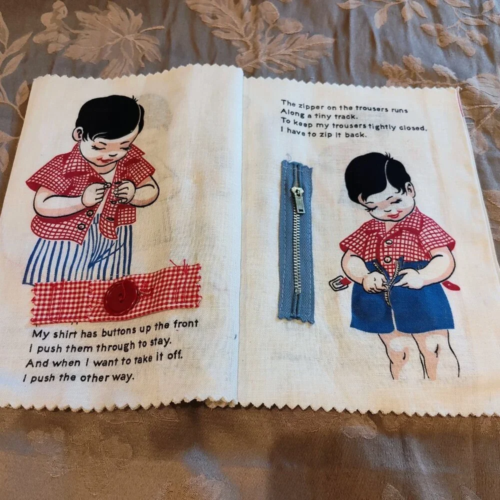 Vintage 1950s All by Himself Cloth Book by Kay Clark, Used - Picture 2 of 6